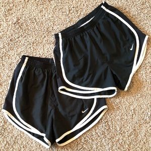 Black Nike tempo shorts
